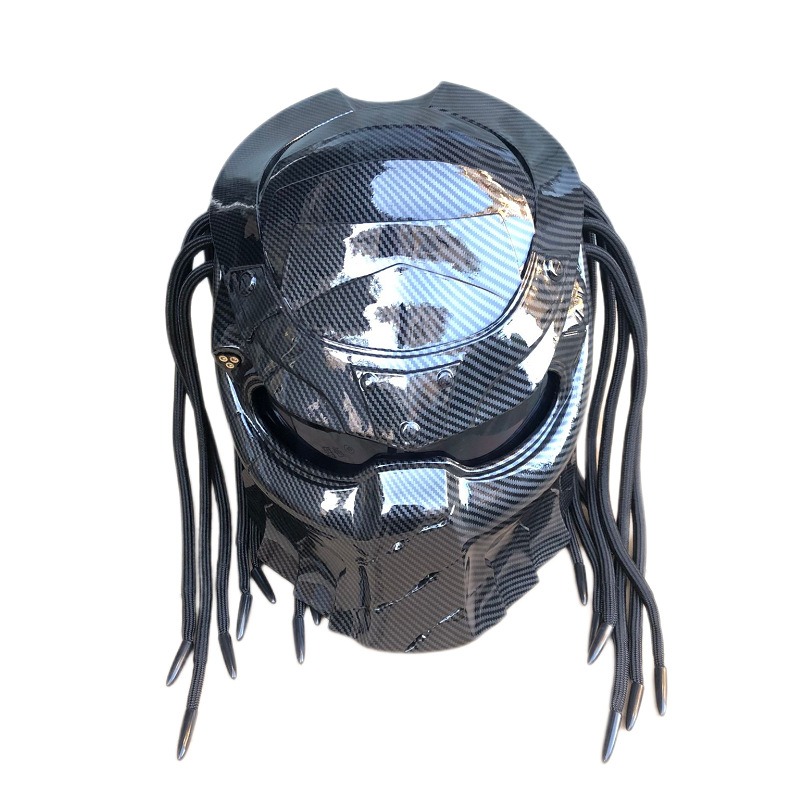 Custom Predator Motorcycle Helmet - Casque de moto intégral Airo New