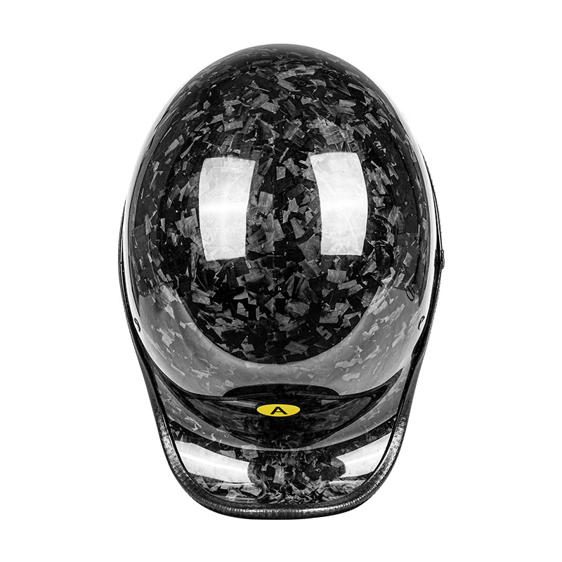 Carbon Fiber Lightweight Motorcycle Helmet - Casque de moto demi-face en fibre