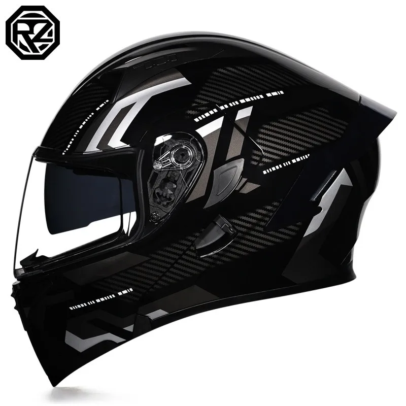 Full Face Motorcycle Helmet With Bluetooth - Casque de vélo électrique universel toutes