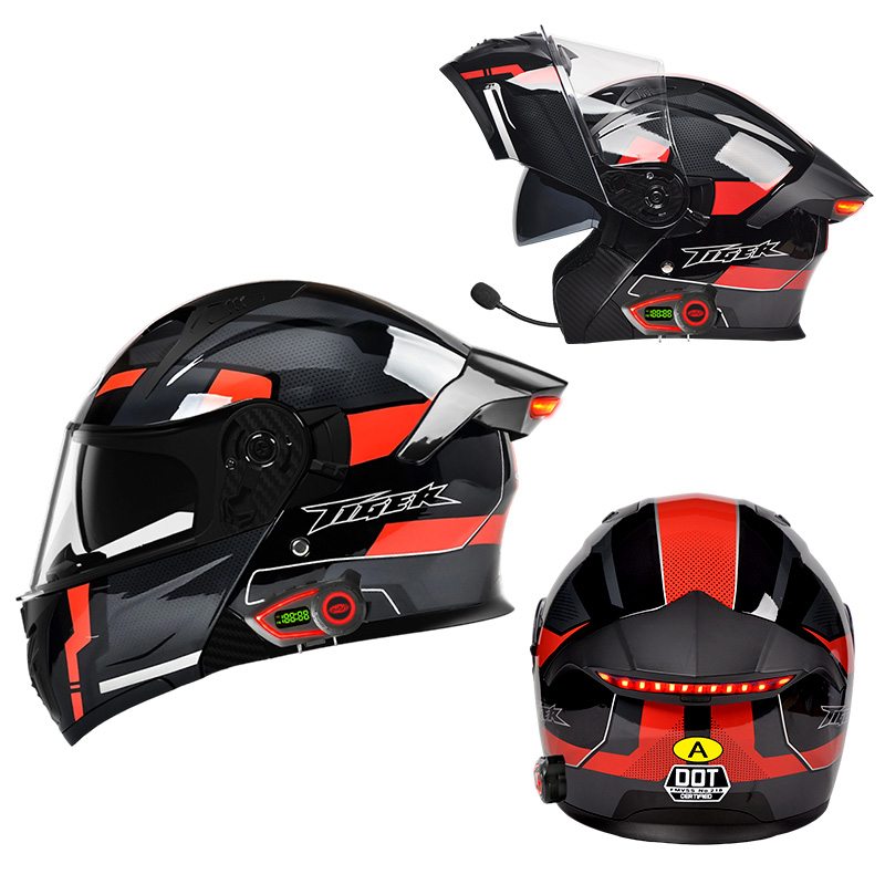 Casque de moto intelligent à L - Full Face Motorcycle Helmet With Bluetooth avis et prix