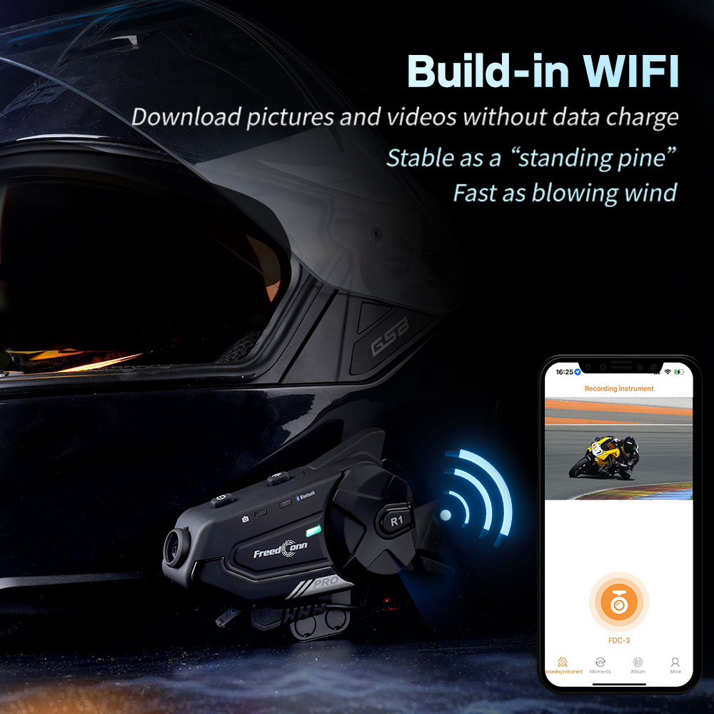 Freedconn Moto interphone Auto - Universal Motorcycle Helmet Intercom Headset avis et prix