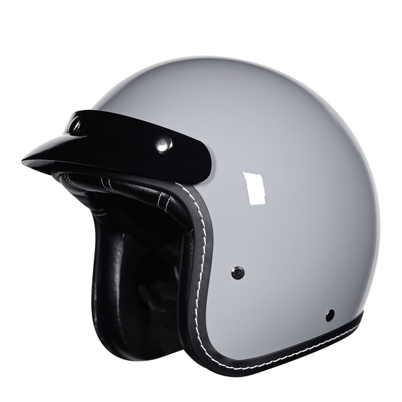 Casque de moto rétro unisexe 3 - Vintage Open Face Retro Helmet avis et prix