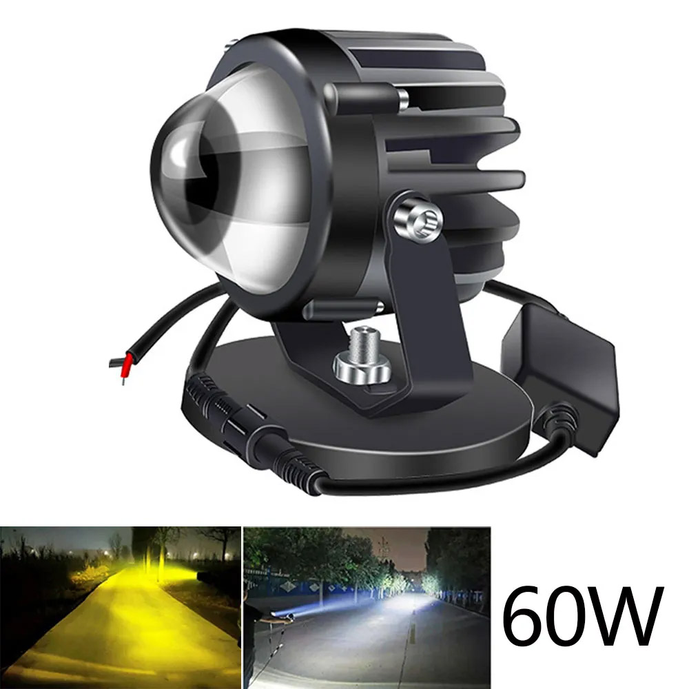 Projecteur de moto lumière Las - Universal Motorcycle Led Headlight Projector avis et prix