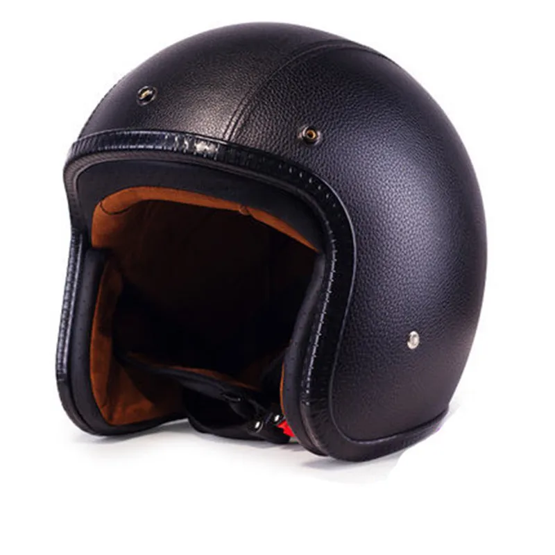 Casque de moto rétro Vintage c - Vintage Open Face Retro Helmet avis et prix