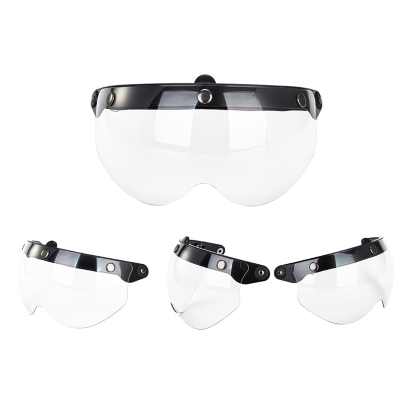 Visières de casque à bulles po - Vintage Open Face Retro Helmet avis et prix