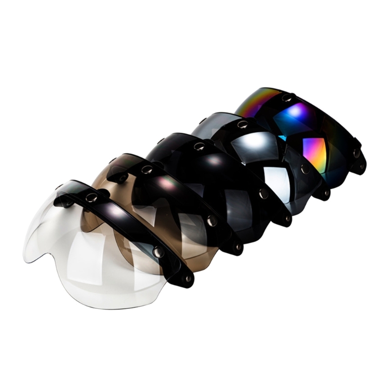 Visières de casque à bulles po - Vintage Open Face Retro Helmet avis et prix