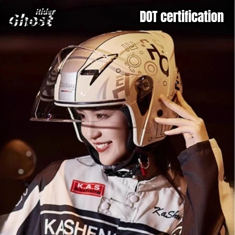 Certification DOT Casque ouver - Vintage Open Face Retro Helmet avis et prix