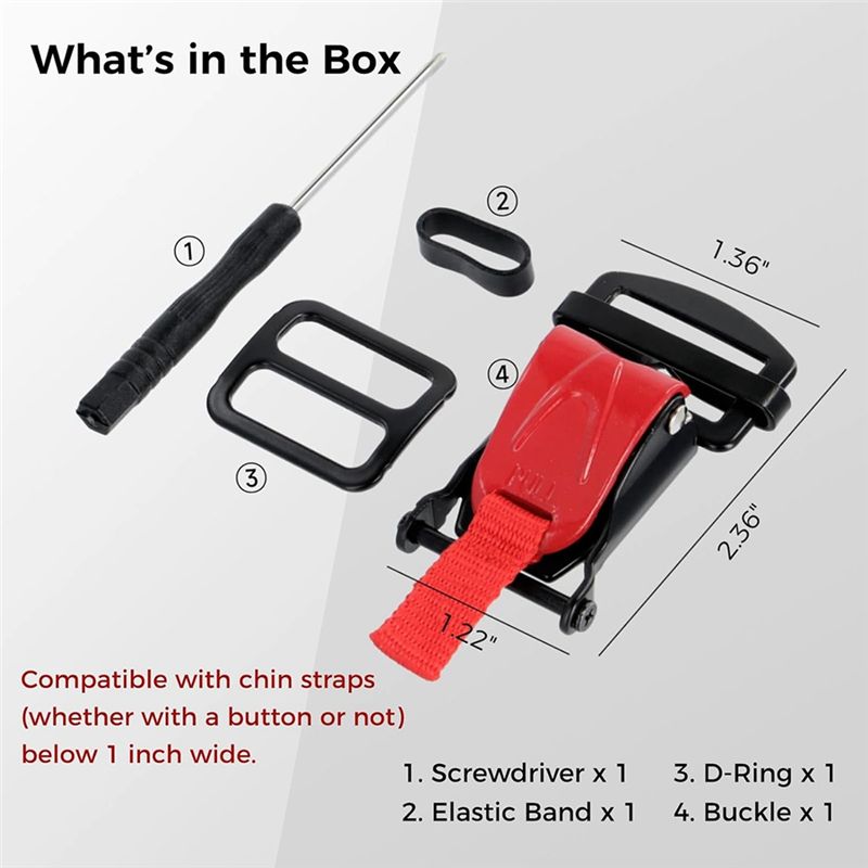 Kit de remplacement de boucle  - Quick Release Buckle Motorcycle Helmet avis et prix